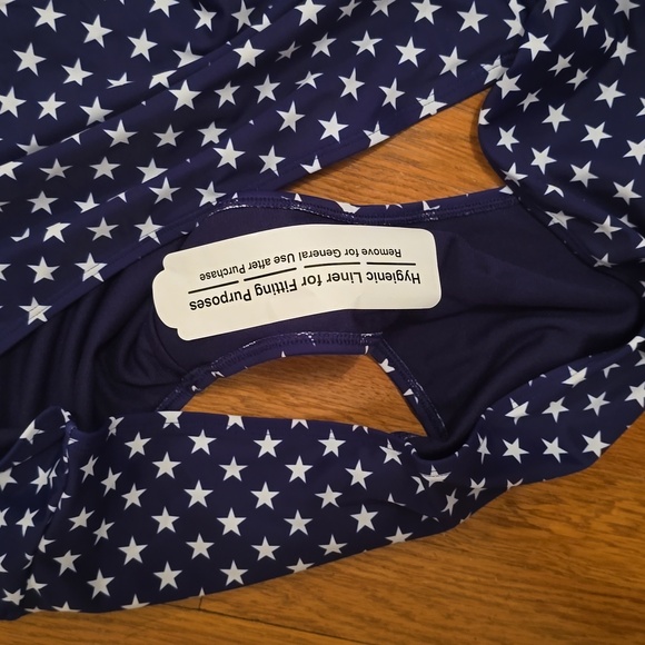 OASIS BRAND WOMEN'S PLUS SIZE BLUE & WHITE STARS SWIM SUIT BOTTOM SIZE 3X - Picture 14 of 14